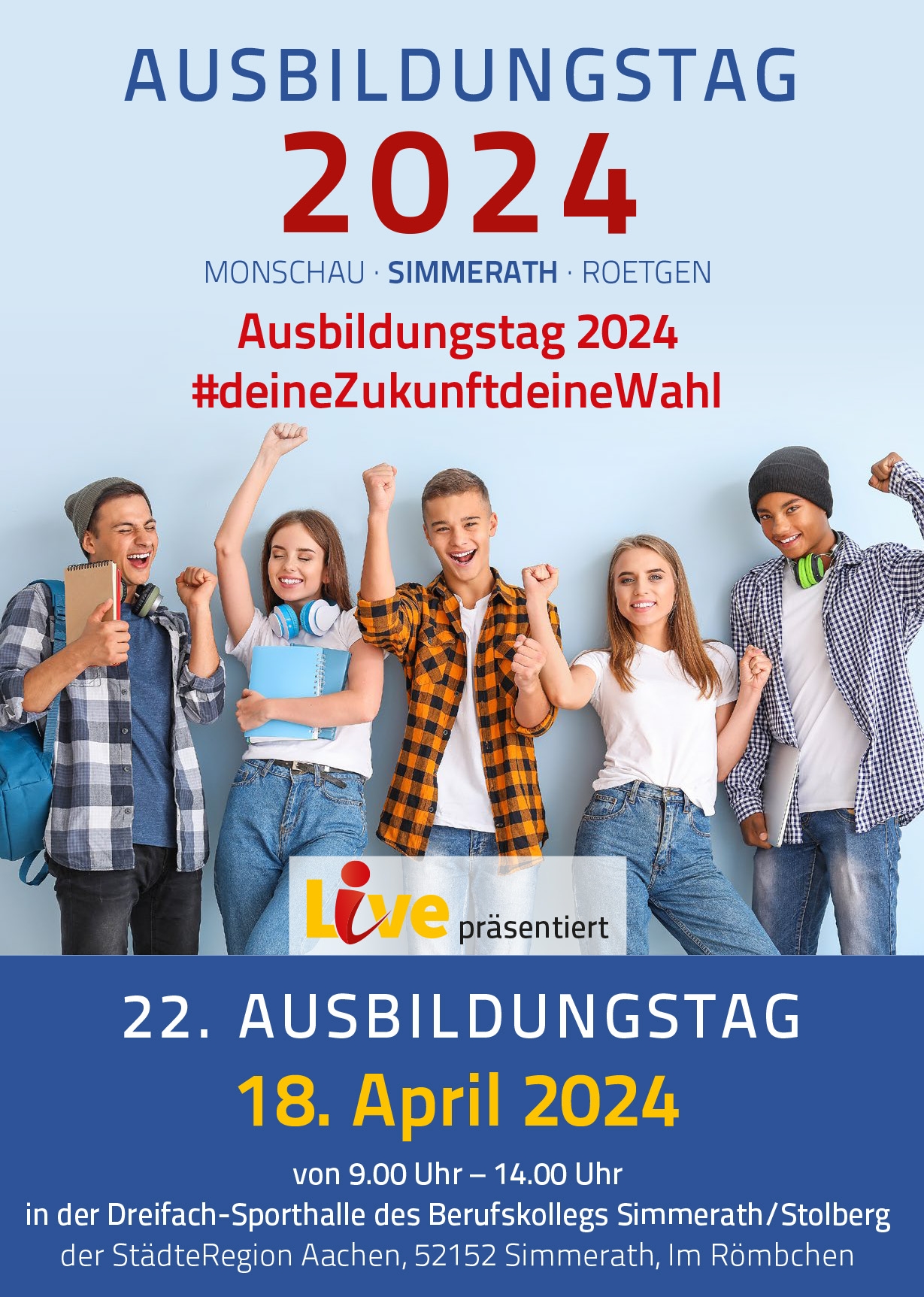 Flyer zum Ausbildungstag 2024