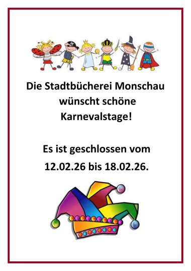 Öffnungszeiten an Karneval