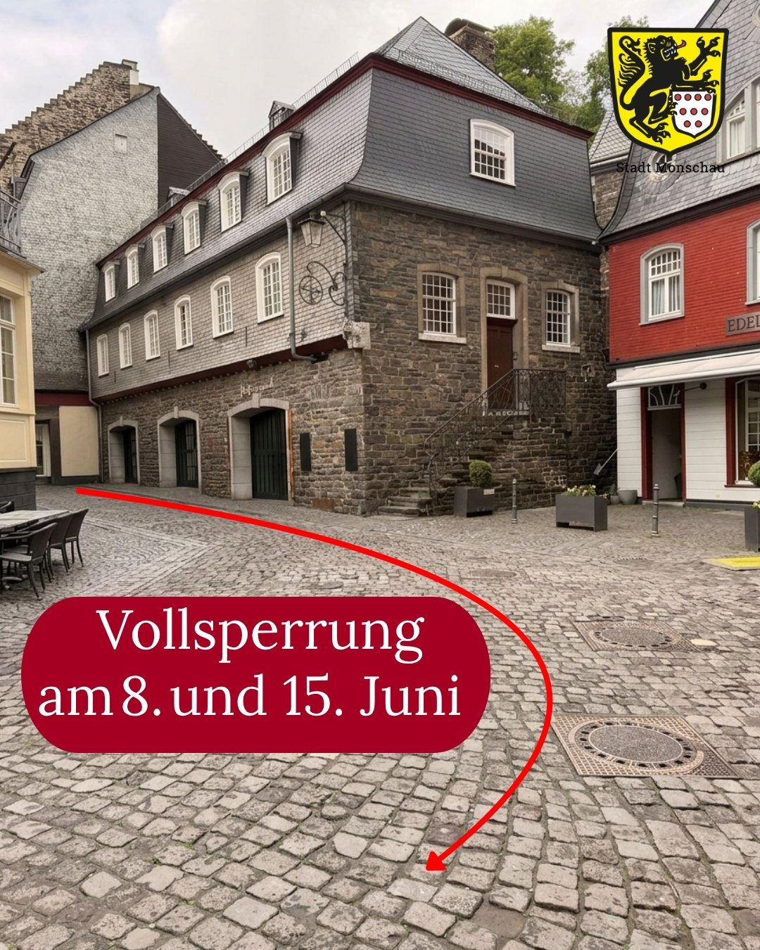 Sperrung Laufenstraße