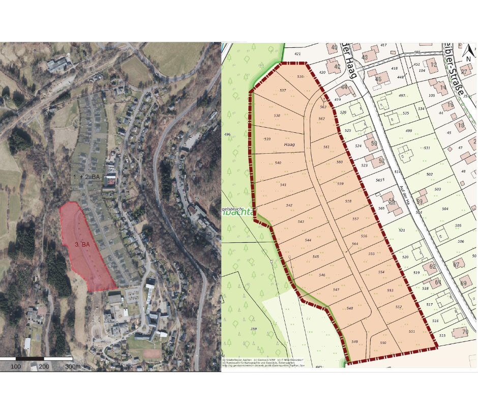 Vermarktung Grundstücke Auf der Haag