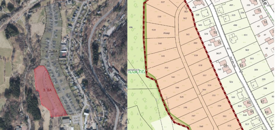 Vermarktung Grundstücke Auf der Haag