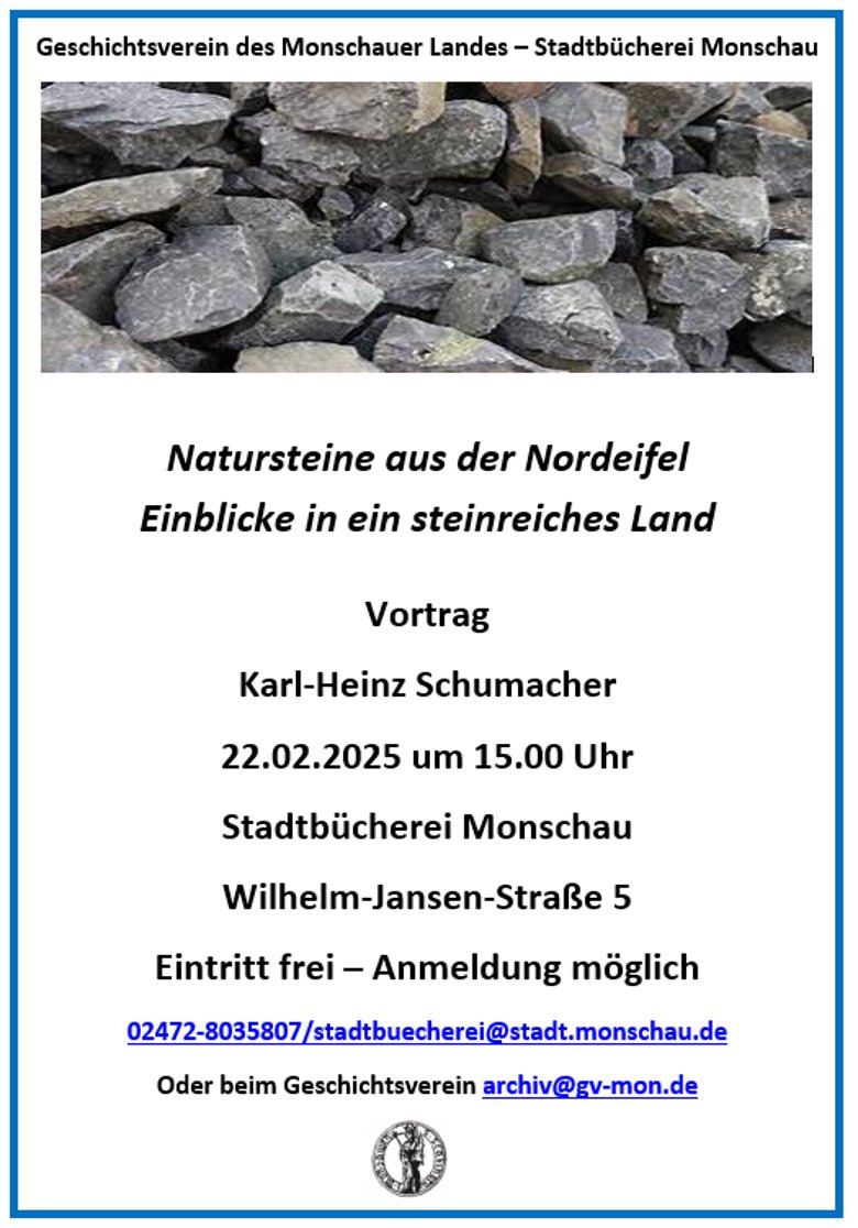 Verlinkung zum Plakat Vortrag Natursteine 10-24