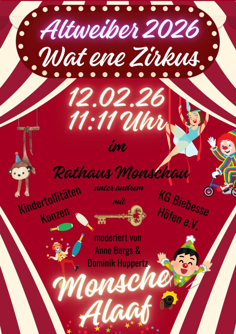 Altweiber im Monschauer Rathaus - 1